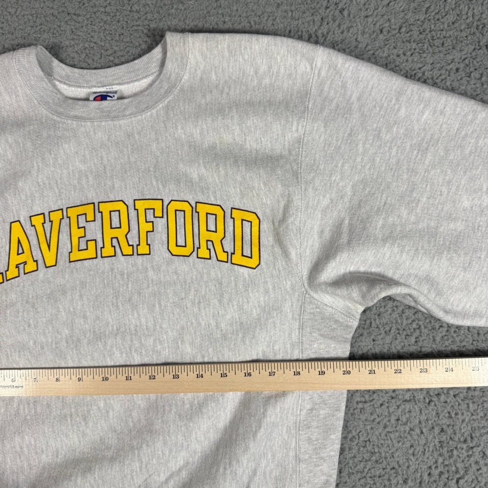 Champion‎ Haverford College Crewneck Size Small Reverse Weave Sweatshirt - Picture 5 of 7